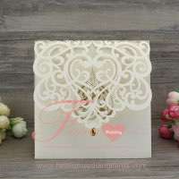 Unusual Laser Cut Pocket Wedding Invitations UK 